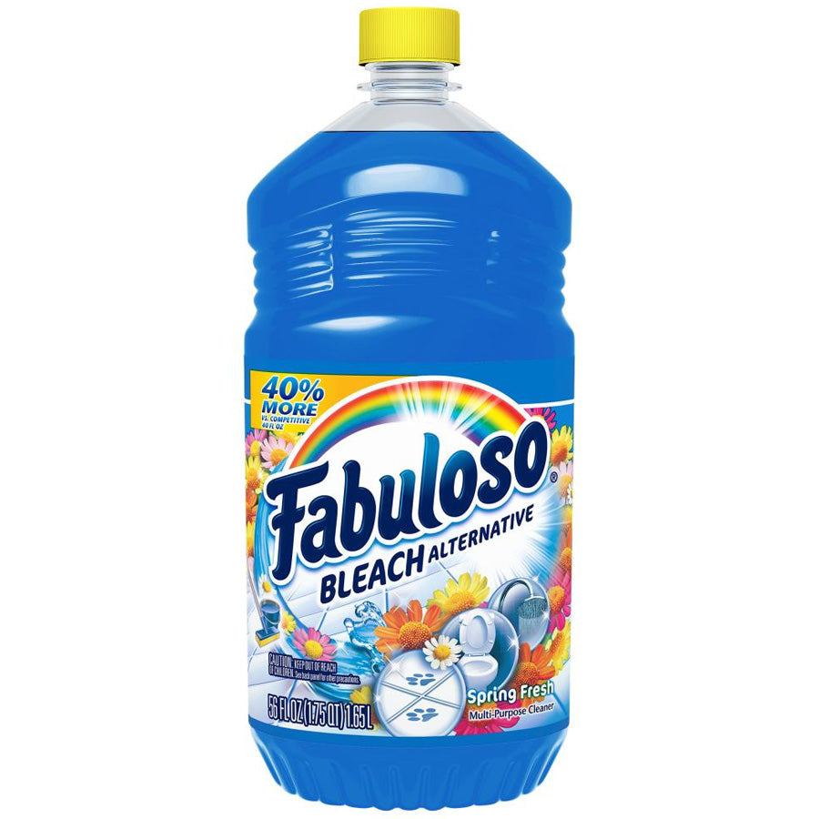 FABULOSO All Purpose Cleaners MULTI PURPOSE CLEANER 56 OZ SPRING FRESH WITH BLEACH ALTERNATIVE