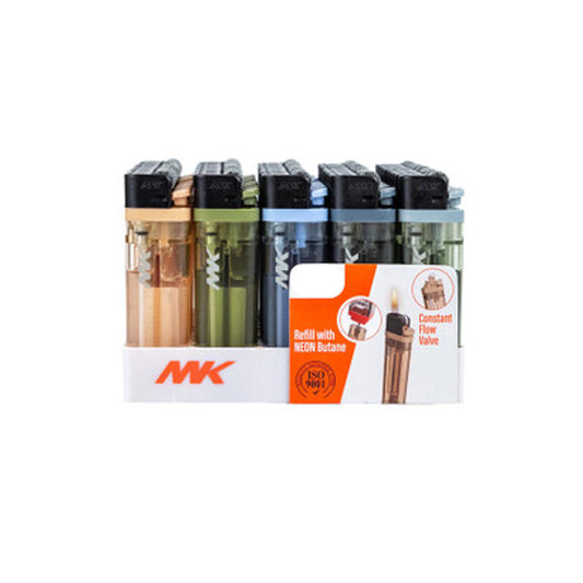 MK Lighters Lighter 1 CT REFILLABLE 6A POCKET Lighter