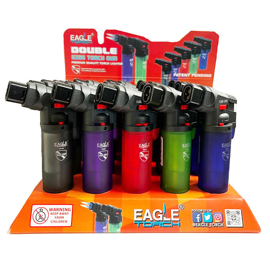 EAGLE Lighters Torch Lighter 1 CT DOUBLE SIDE Torch GUN (PT188DT)