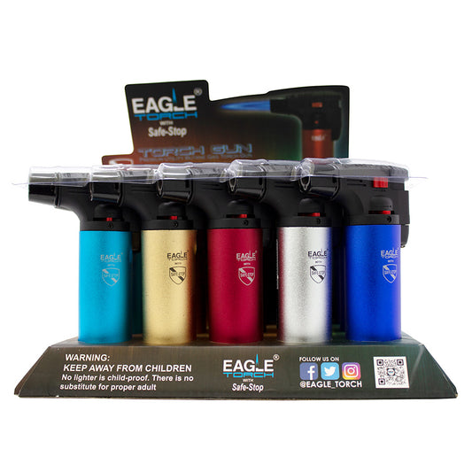 EAGLE Lighters Torch Lighter 1 CT METALLIC GUN (PT101M)