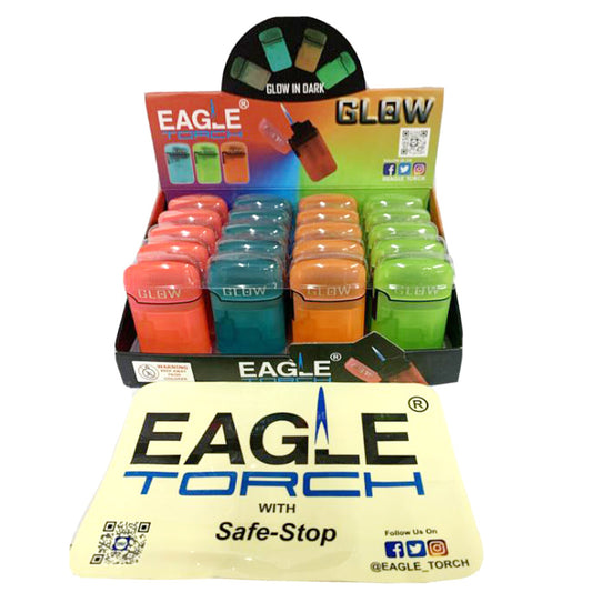 EAGLE Lighters Torch Lighter 1 CT GLOW (PT113GD)