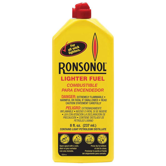 RONSONOL Butane Lighter FLUID 8 OZ