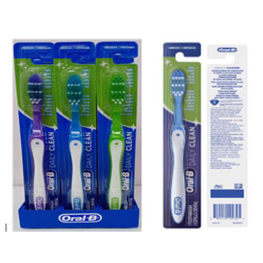 ORAL-B Dental Care TOOTHBRUSH 1 CT MEDIUM DAILY CLEAN GENTLE ON GUMS & TEETH