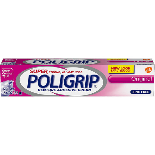 POLIGRIP Dental Care DENTURE CLEANER 2.4 OZ ORIGINAL
