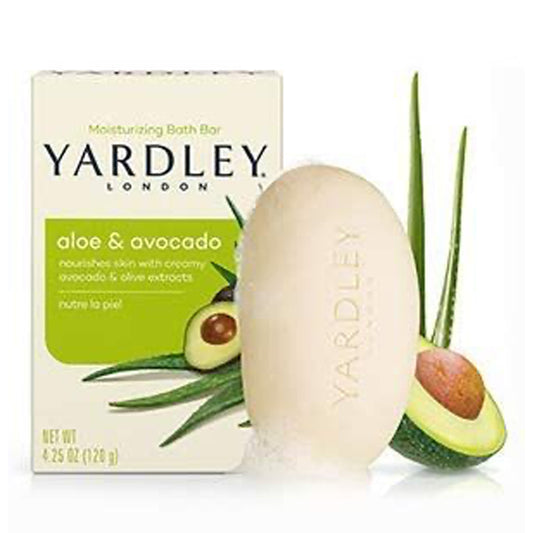 YARDLEY Bar Soap SOAP 4.25 OZ ALOE & AVOCADO