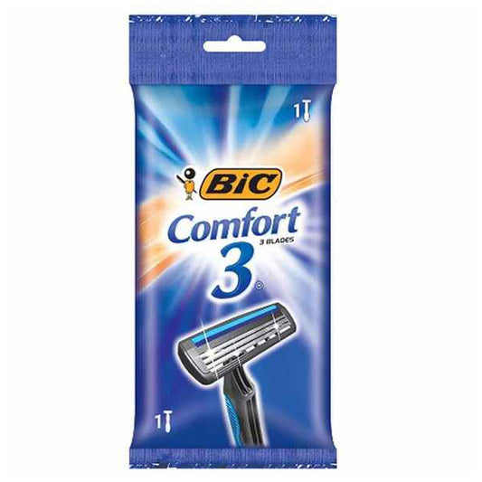 BIC Shaving Care Razor 1 PK MENS COMFORT TRPLE BLADE BLUE
