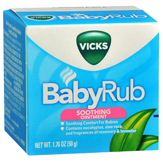 VICKS Over the Counter BABY RUB 1.76 OZ / 50 G