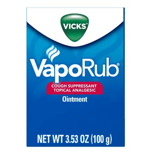 VICKS Over the Counter VAPO RUB 3.53 OZ / 100 G ORIGINAL