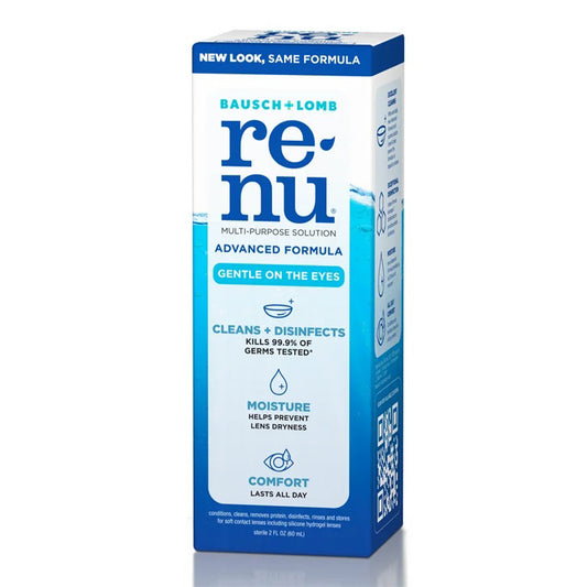RENU Over the Counter CONTACT LENS SOLUTION 2 OZ ADVANCED Blister Pack