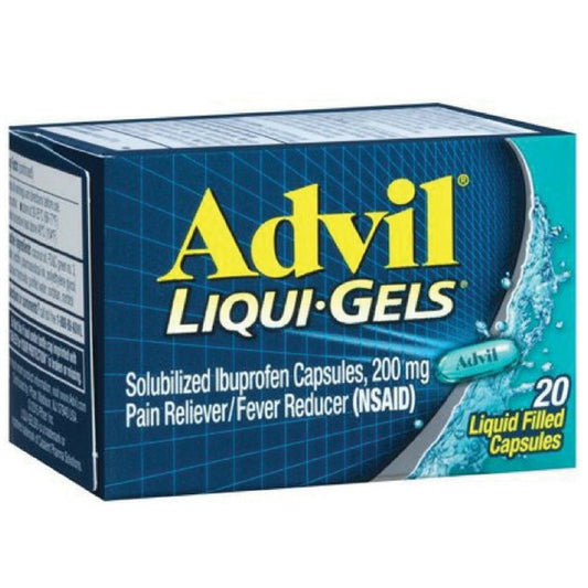 ADVIL Over the Counter LIQUI GEL CAPS 20 CT
