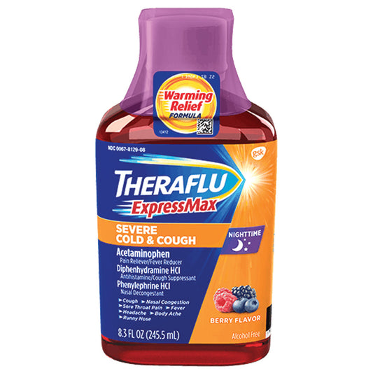 THERAFLU Over the Counter LIQUID 8.3 OZ NIGHT TIME