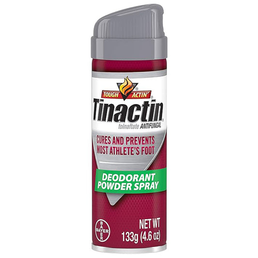 TINACTIN Over the Counter ANTIFUNGAL POWDER SPRAY 4.6 OZ / 133 G FOR ATHLETE'S FOOT