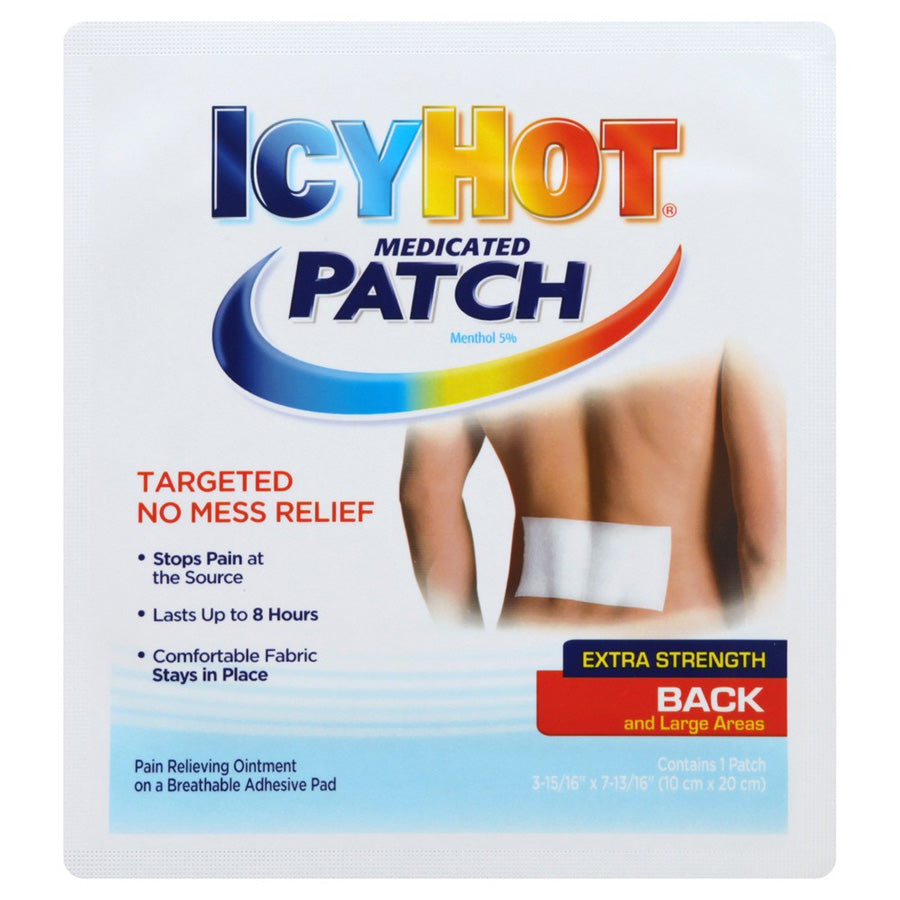 ICY HOT Over the Counter BACK PATCH 1 CT