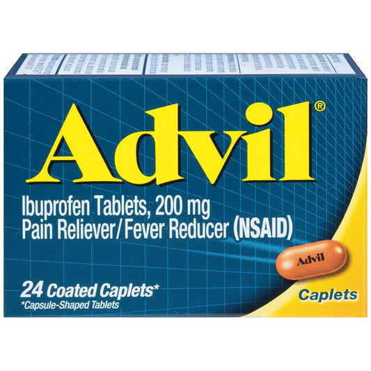 ADVIL Over the Counter PAIN RELEIF 24 CT CAPLETS