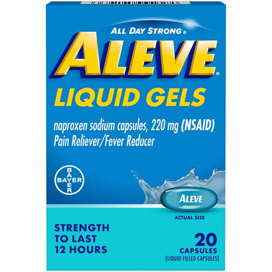 ALEVE Over the Counter LIQUI GEL CAPS 20 CT