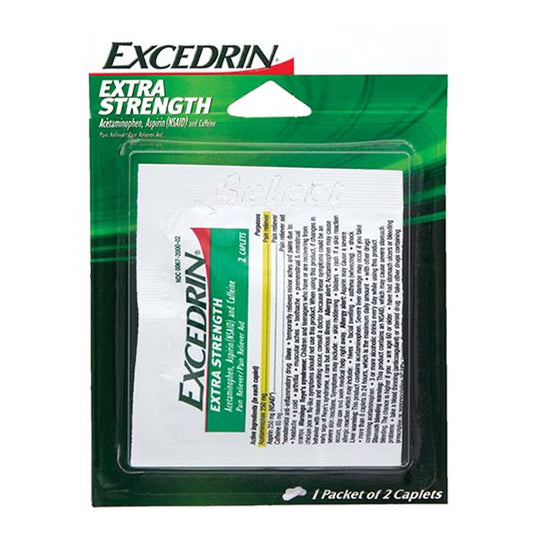 EXCEDRIN Over the Counter CAPLETS 2 CT BLISTER