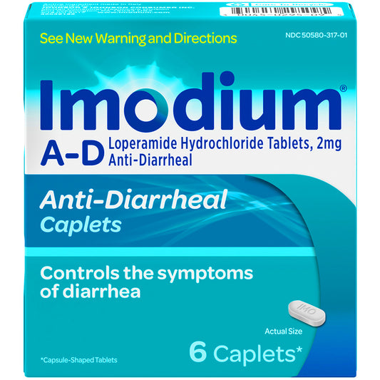 IMODIUM Over the Counter ANTI-DIARRHEAL 6 CT