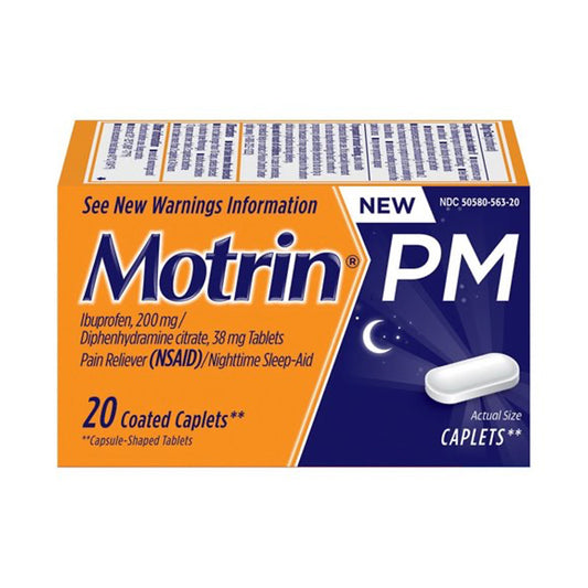 MOTRIN Over the Counter PM CAPLET 20 CT