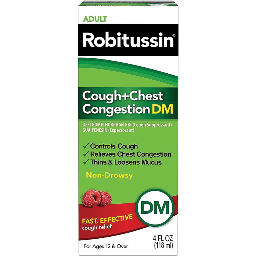 ROBITUSSIN Over the Counter COUGH & CHEST CONGESTION 4 OZ DM
