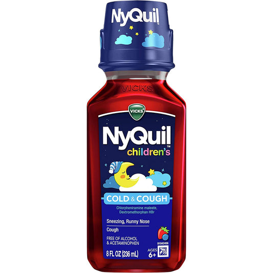 NYQUIL Over the Counter CHILDREN COLD & FLU 8 OZ BERRY