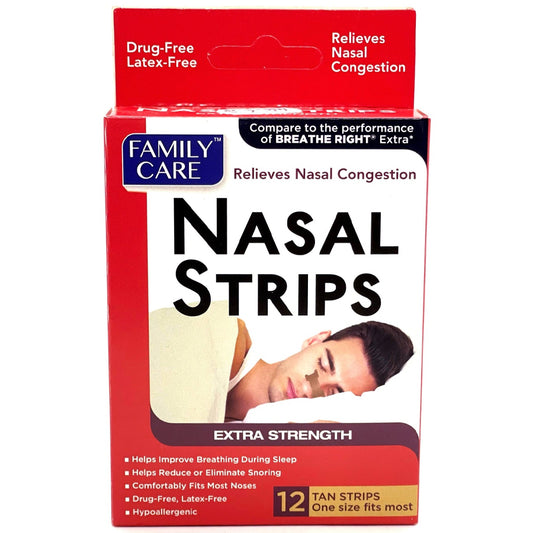 FAMILY CARE First Aid NASAL STRIPS 12 CT