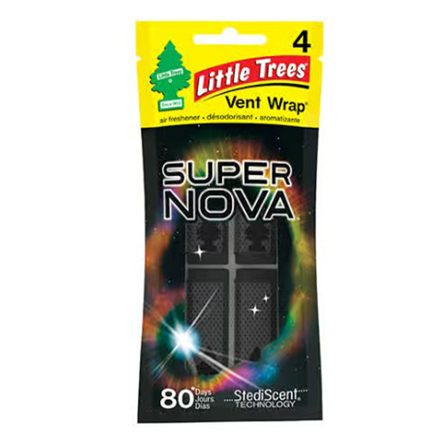 LITTLE TREE Car Air Fresheners 4 CT VENT WRAP SUPERNOVA