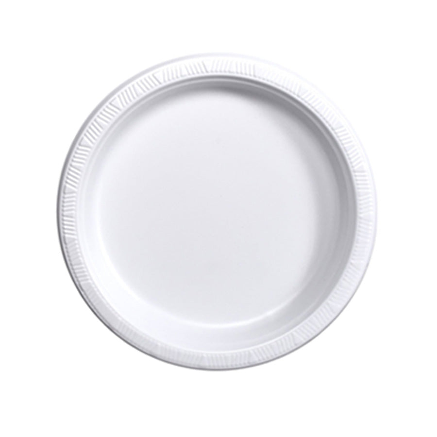 DISPOZEIT Tableware & Towels PLASTIC PLATE 9 IN 25 CT WHITE