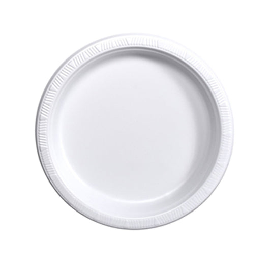 DISPOZEIT Tableware & Towels PLASTIC PLATE 9 IN 25 CT WHITE