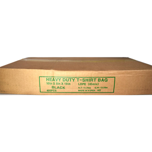 Unbranded Kitchenware & Trash Bags PLASTIC BAG 10 X 5 X 9 IN 400 CT HEAVY DUTY 40  MIC BLACK