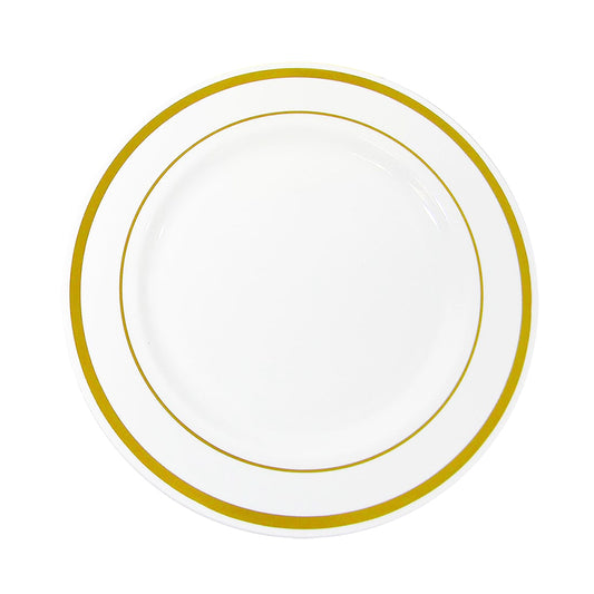 CROWN Tableware & Towels DESSERT PLATE EXECUTIVE COLLECTION 7 IN 10 PK GOLD
