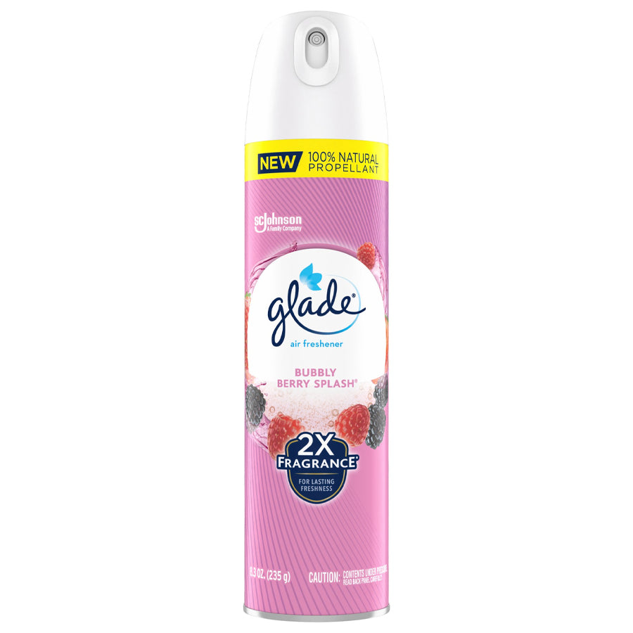 GLADE Air Fresheners AIR FRESHENER SPRAY 8.3 OZ BUBBLY BERRY SPLASH