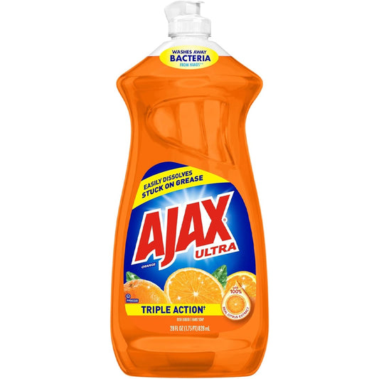 AJAX Dish Detergents DISHWASH LIQUID 28 OZ TRIPLE ACTION ORANGE