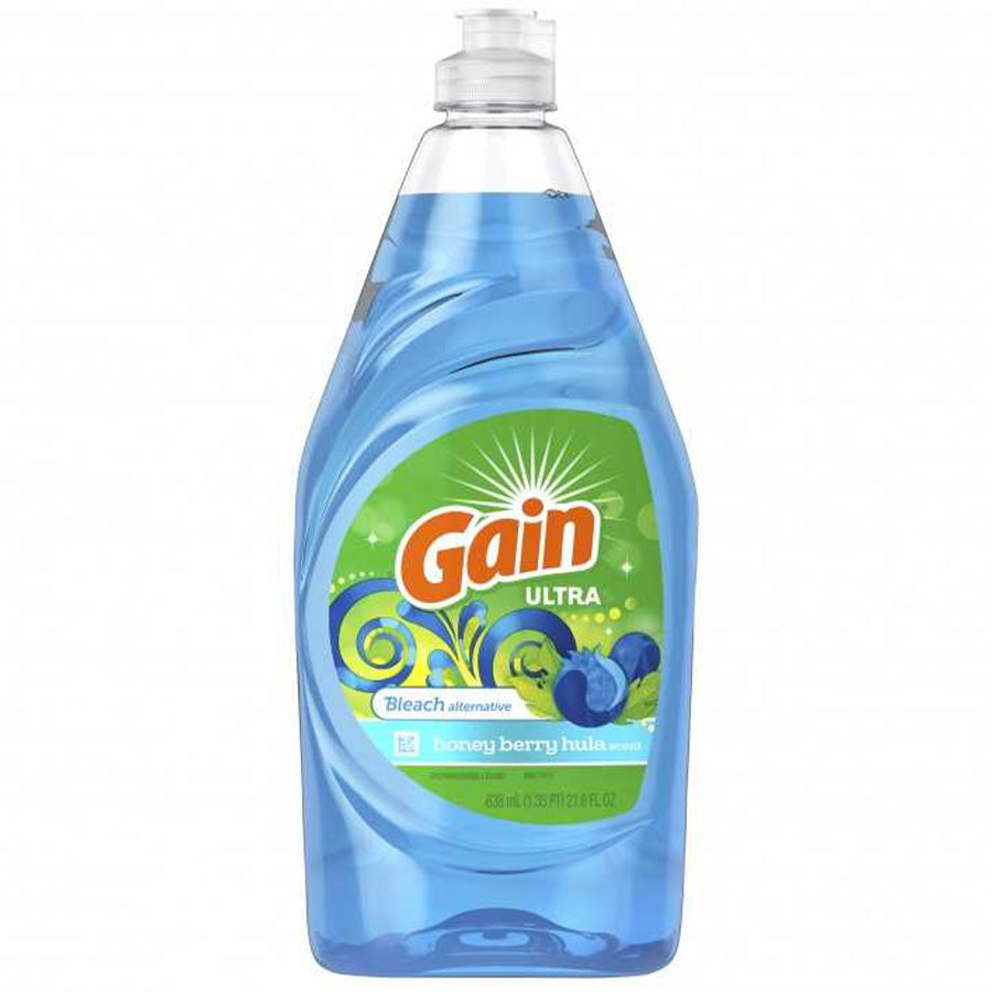 GAIN Dish Detergents DISHWASH LIQUID 21.6 OZ HONEY BERRY HULA