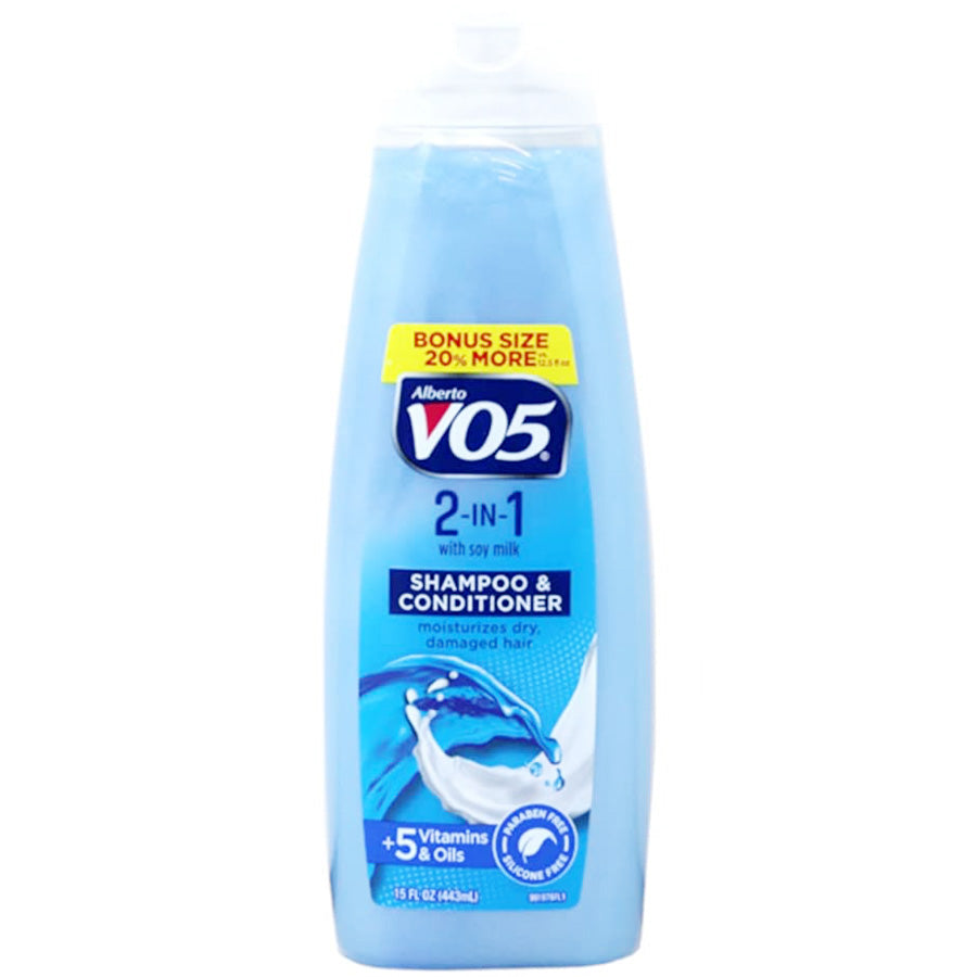 ALBERTO VO5 Hair Care SHAMPOO 15 OZ 2 IN 1 MOISTURIZING