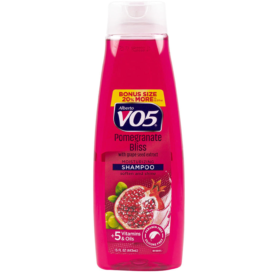 ALBERTO VO5 Hair Care SHAMPOO 15 OZ MOISTURIZING POMEGRANATE BLISS