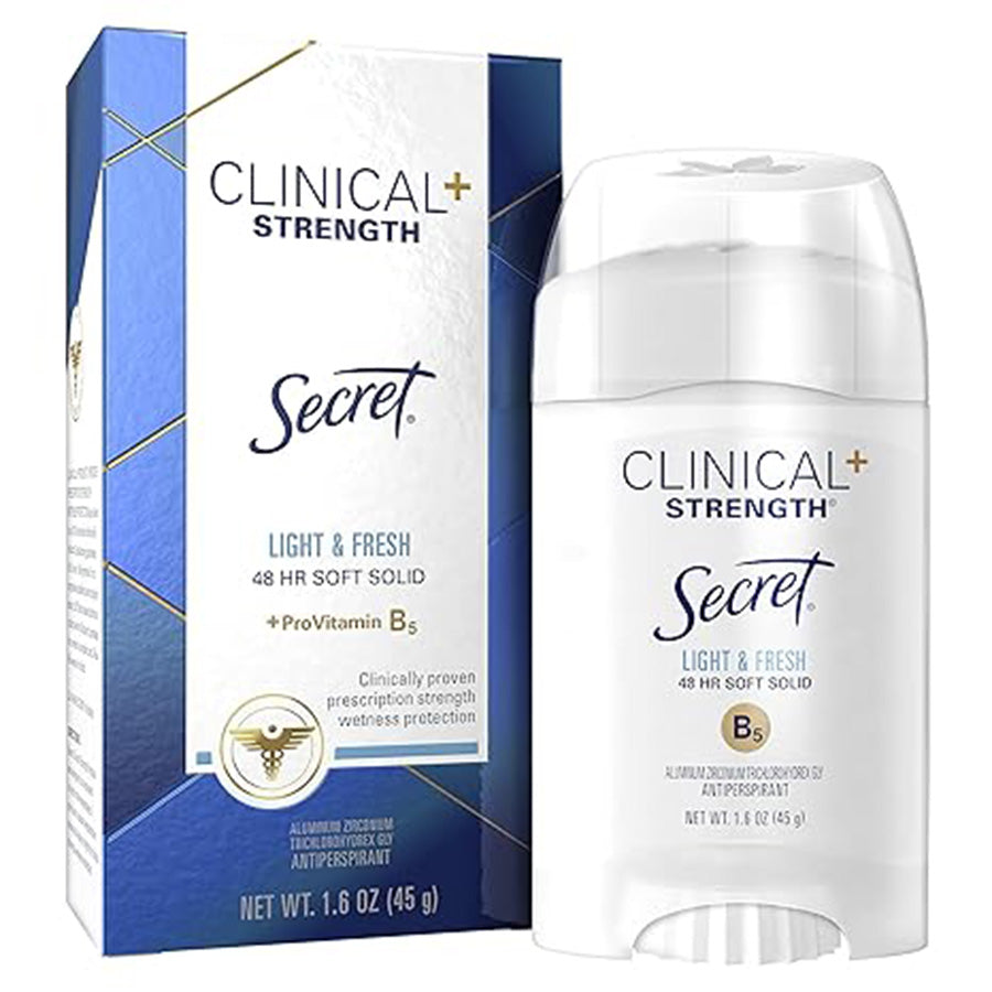 SECRET Deodorants & Antiperspirants DEODORANT STICK 1.6 OZ CS SOLD LIGHT & FRESH