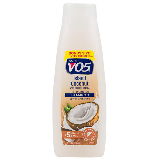 ALBERTO VO5 Hair Care SHAMPOO 15 OZ ISLAND COCONUT