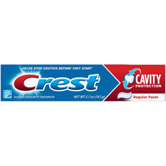 CREST Dental Care TOOTHPASTE 5.7 OZ CAVITY PROTECTION REGULAR