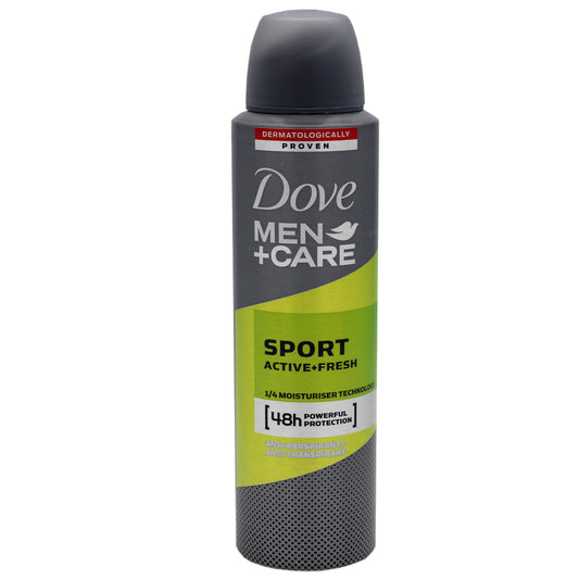 DOVE Deodorants & Antiperspirants DEODORANT SPRAY 150 ML / 5.07 OZ MEN+CARE SPORT ACTIVE & FRESH
