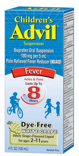 ADVIL Over the Counter CHILDREN LIQUID 4 OZ WHITE GRAPE
