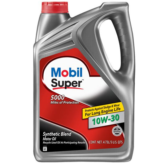 MOBIL SUPER 5000 5 QT 10W-30 3