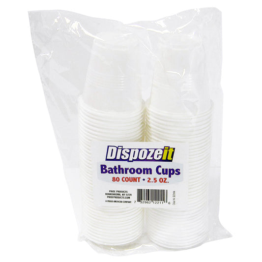 DISPOSE-IT BATHROOM CUP 2.7 OZ 80 CT