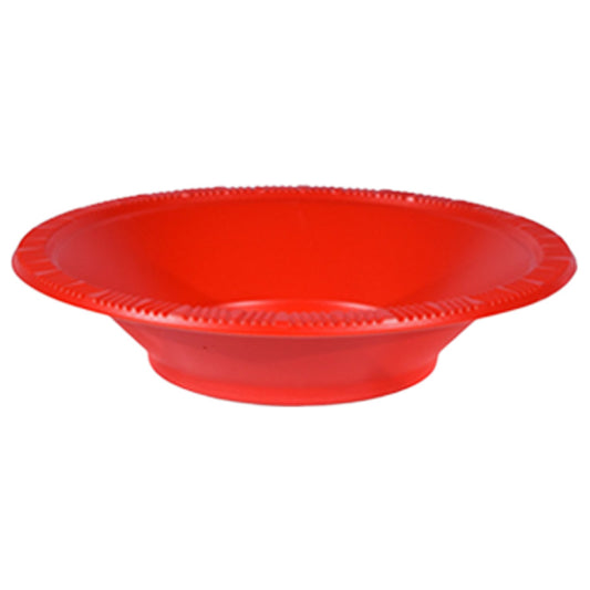 DISPOZEIT PLASTIC BOWL 7 IN 50 CT RED