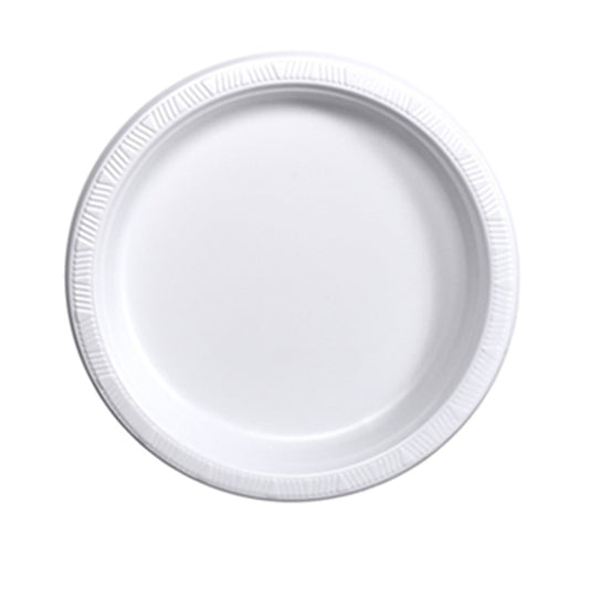 DISPOZEIT PLASTIC PLATE 10 IN 50 CT WHITE