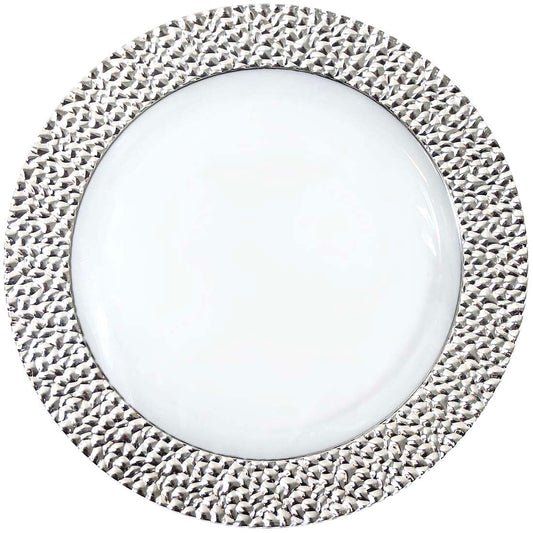CROWN DESSERT PLATE ROYAL COLLECTION 7 IN 10 PK SILVER