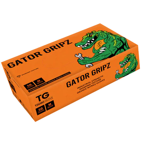 GATOR GRIPZ GLOVES 50 CT MEDIUM ORANGE