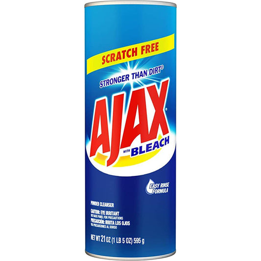 AJAX POWDER CLEANSER 21 OZ CLEANSER SCRATCH FREE BLEACH