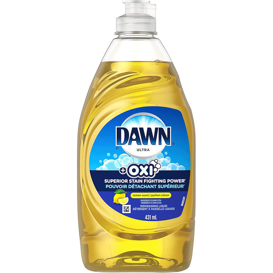 DAWN DISHWASH LIQUID 431 ML LEMON + OXI
