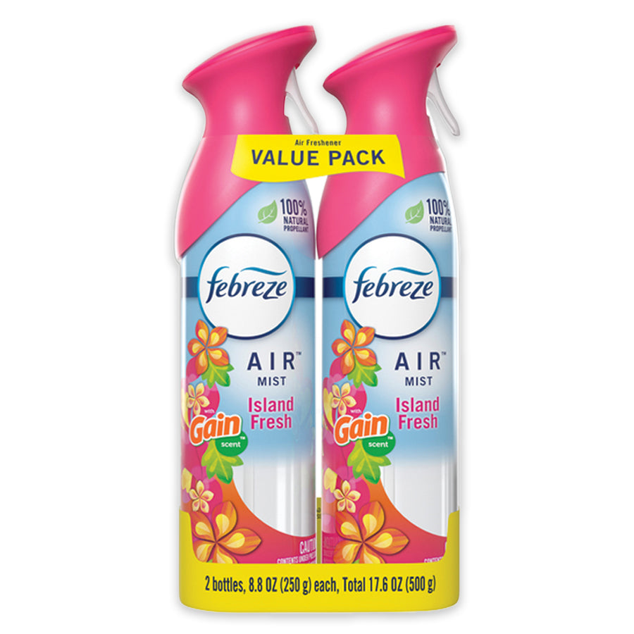 FEBREZE AIR FRESHENER 8.8 OZ 2 PK GAIN ISLAND FRESH SCENT