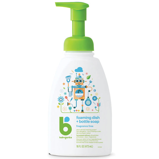 BABYGANICS DISH SOAP 16 OZ FRAGRANCE FREE